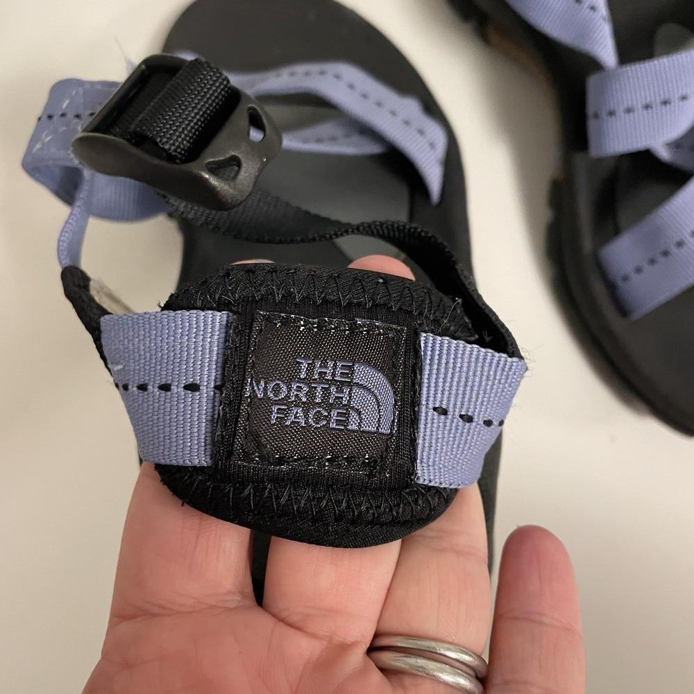 The North Face Ultra Tac Sandals Blue Black Woman Size 7 Hiking Water Shoes - Picture 3 of 9